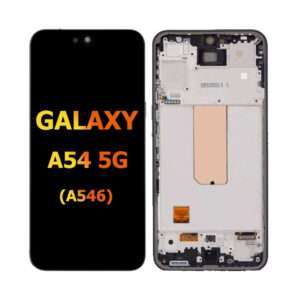 LCD Display Assembly with Frame for Galaxy A54 5G (A546) (Hard OLED) (Black)
