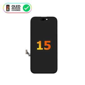 OLED Display Assembly for iPhone 15 (Aftermarket / Hard OLED)