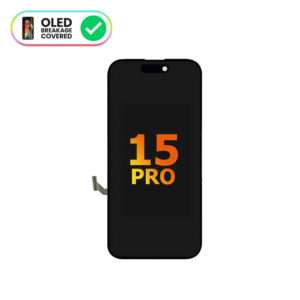 OLED Display Assembly for iPhone 15 Pro (Aftermarket / Soft OLED)