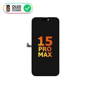 OLED Display Assembly for iPhone 15 Pro Max (Aftermarket / Soft OLED)