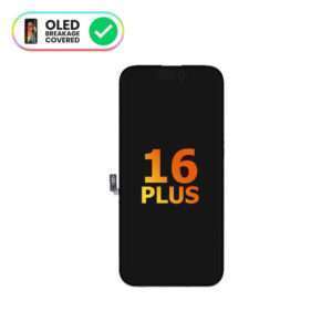 OLED Display Assembly for iPhone 16 Plus (Aftermarket / Soft OLED)