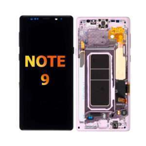 LCD Display Assembly with Frame for Galaxy Note 9 (Refurbished) (Lavender Purple)