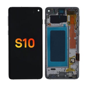 LCD Display Assembly with Frame for Galaxy S10 (Refurbished) (Prism White)