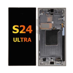 LCD Display Assembly with Frame for Galaxy S24 Ultra (OLED) (Titanium Black)